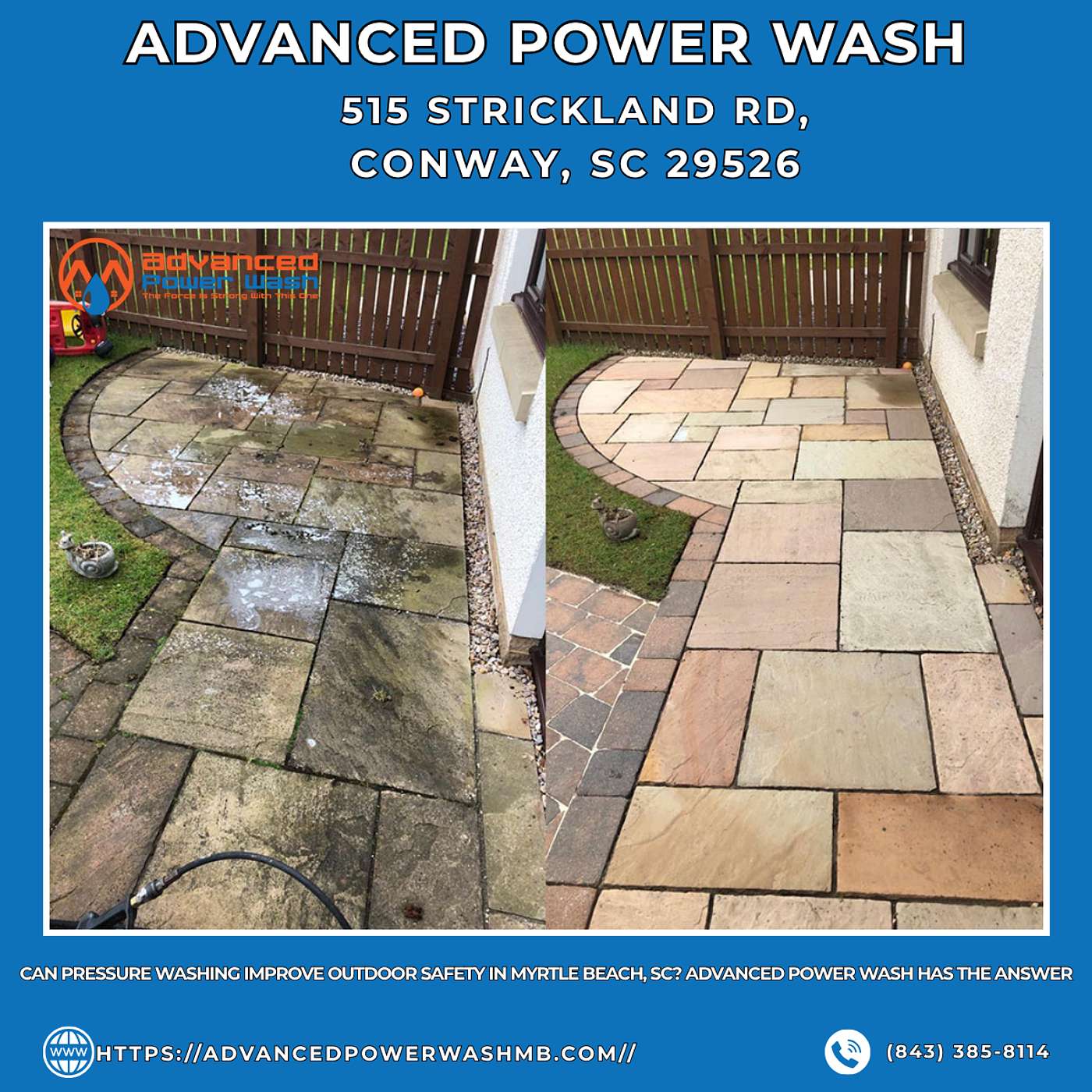 Can Pressure Washing Improve Outdoor Safety in Myrtle Beach, SC? Advanced Power Wash Has the Answer episode artwork