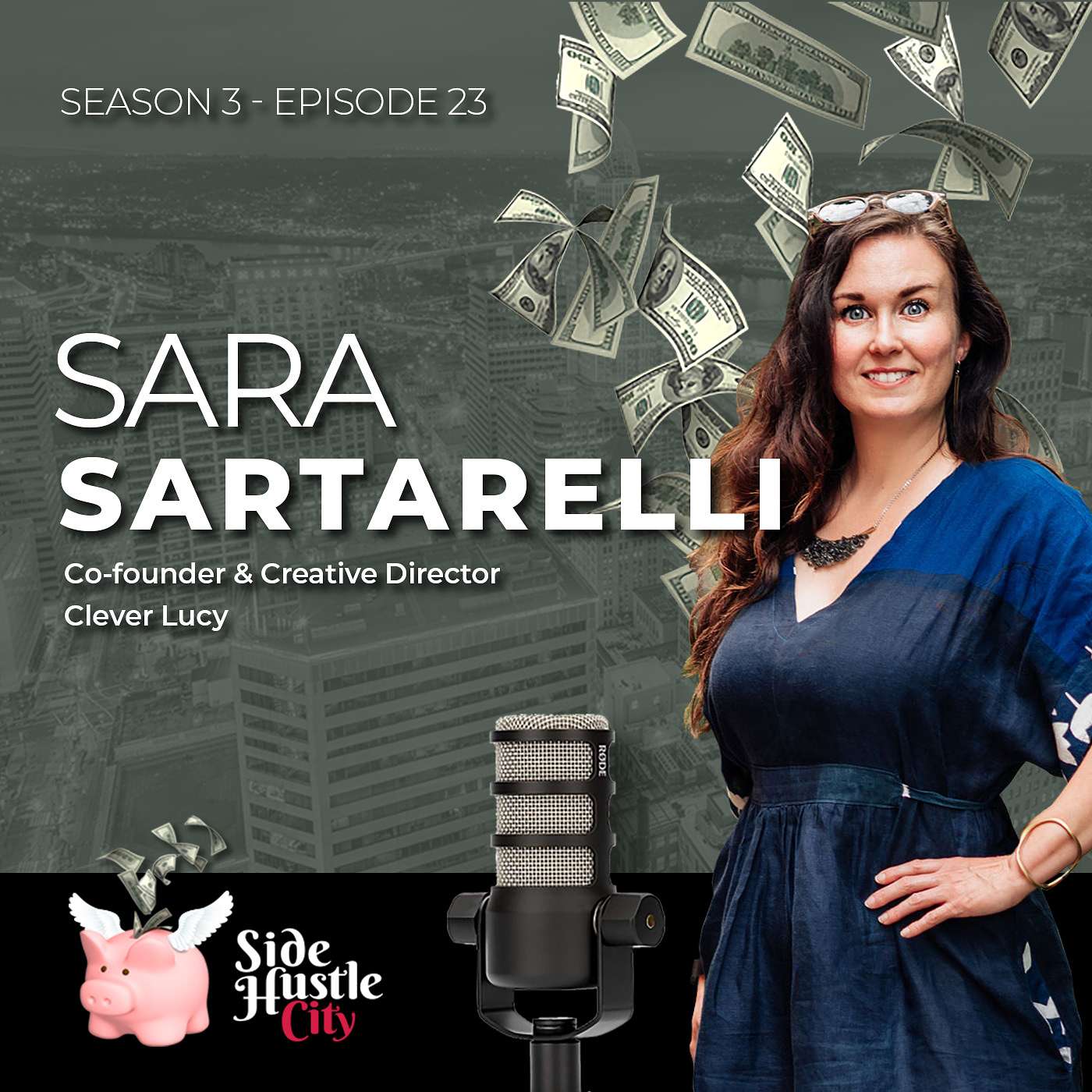 S3 - Ep23 - How to start your own marketing agency side hustle or hire one and what you need to know with our guest Sara Sartarelli episode artwork