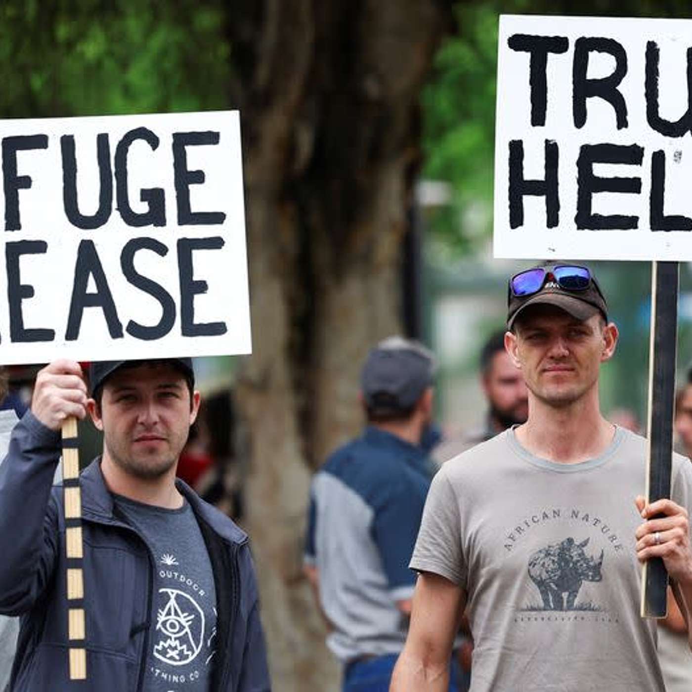 First white South Africans to arrive under US refugee plan as soon as next week episode artwork