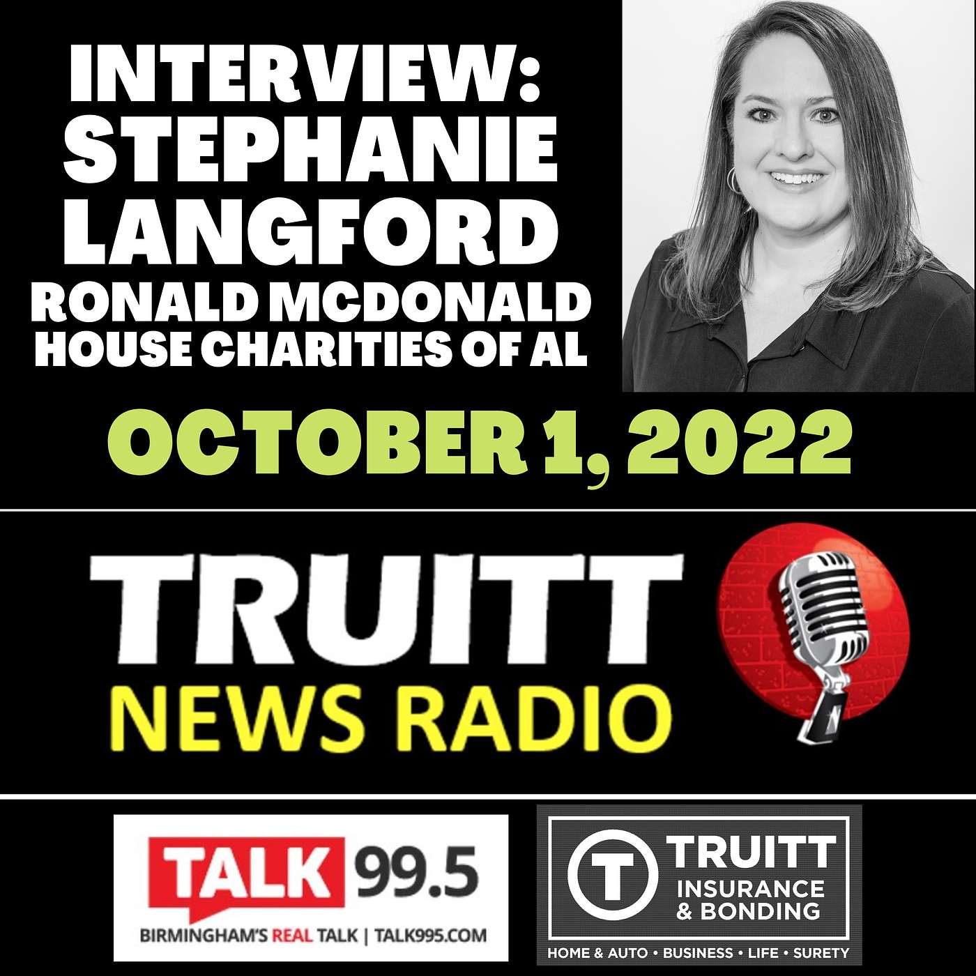 INTERVIEW: Stephanie Langford with Ronald McDonald House Charities of Alabama from our October 1, 2022 show