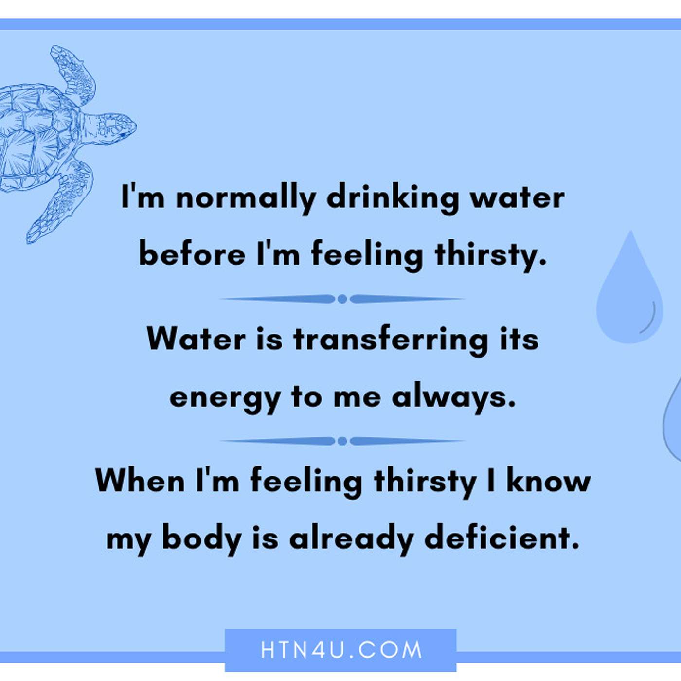 HTN4U Unlimiting Affirmations on Hydration #193