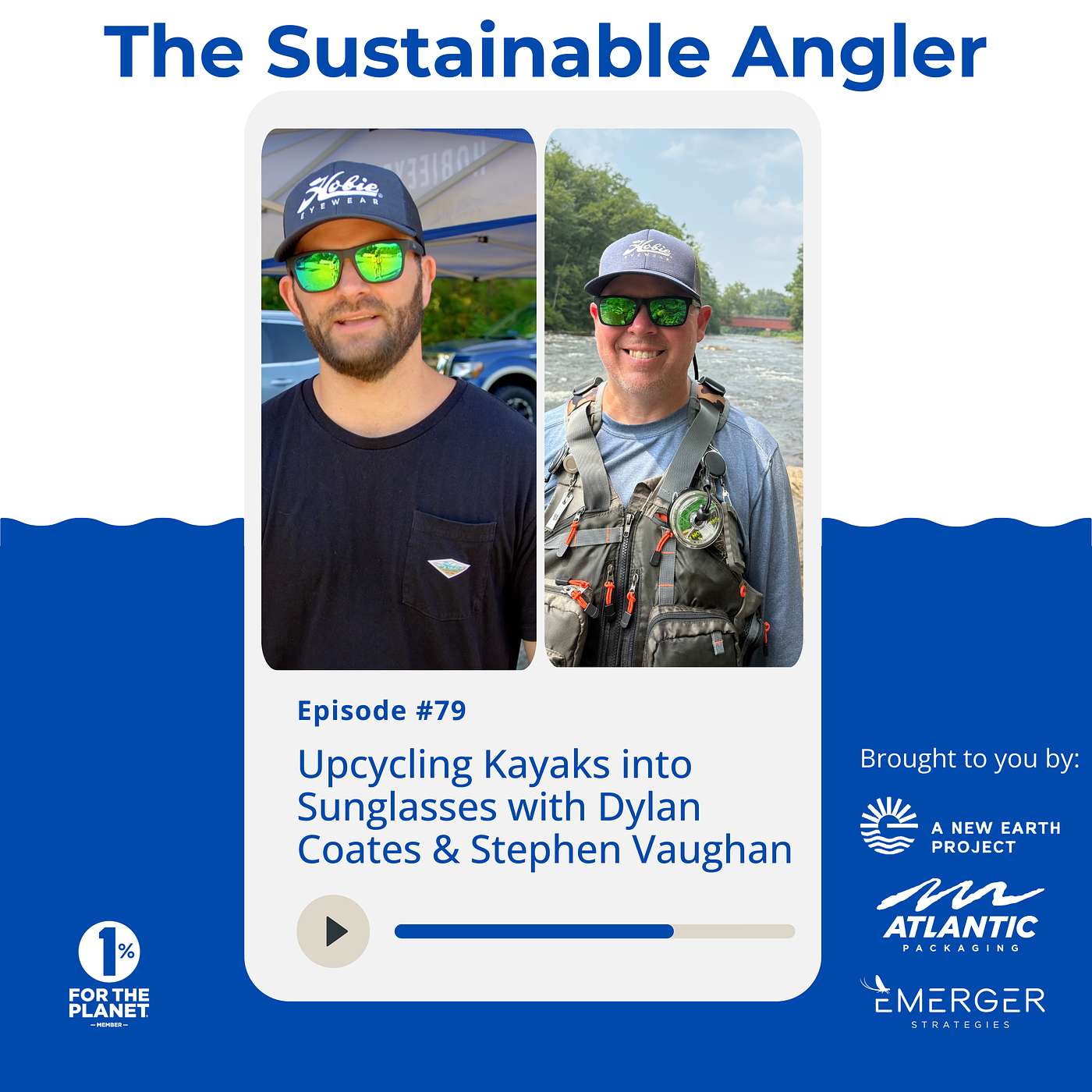 EP 79. Upcycling Kayaks Into Sunglasses with Dylan Coates and Stephen Vaughan from Hobie Eyewear