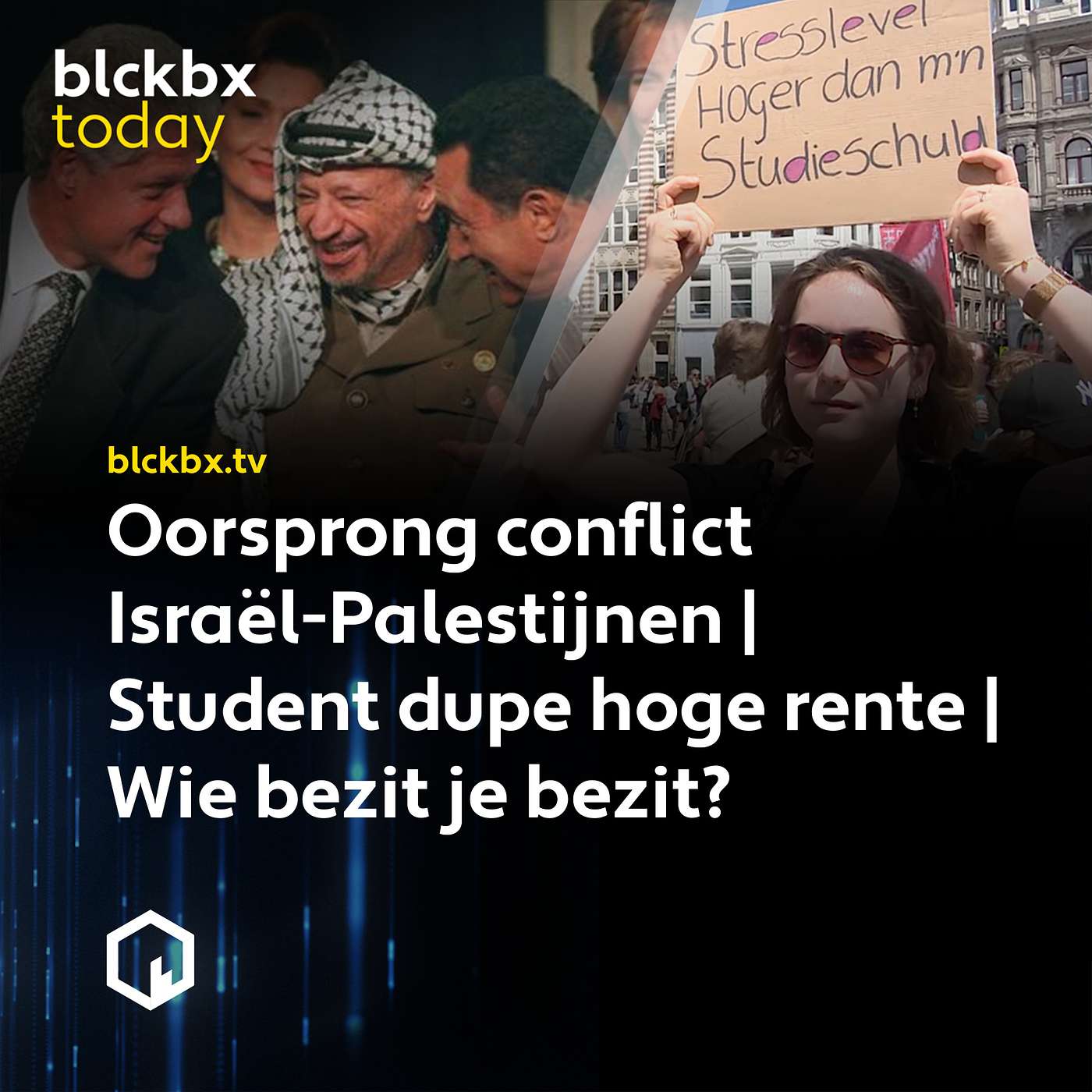 blckbx today #229: Oorsprong conflict Israël-Palestijnen | Student dupe hoge rente | Wie bezit je bezit?