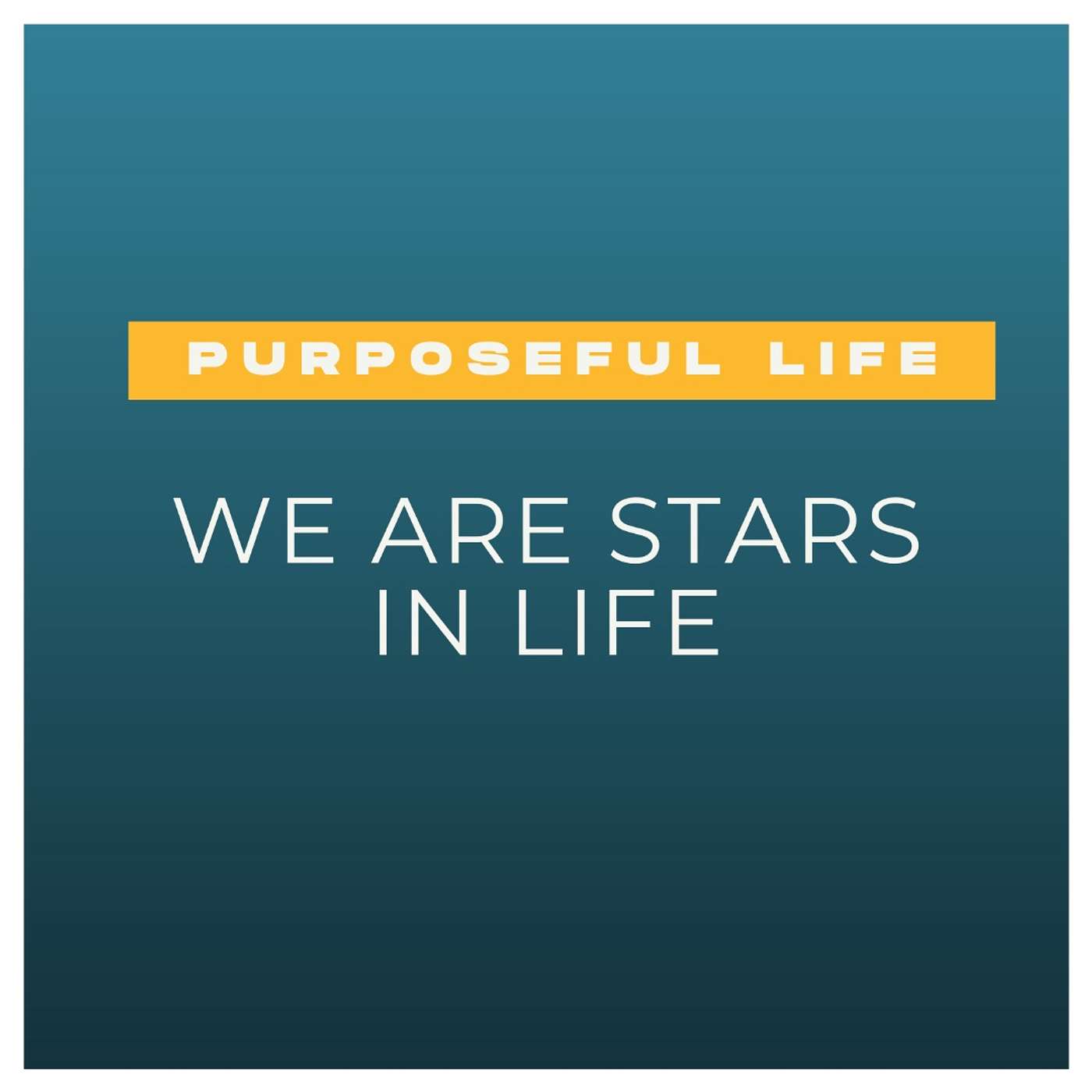We Are Stars In Life