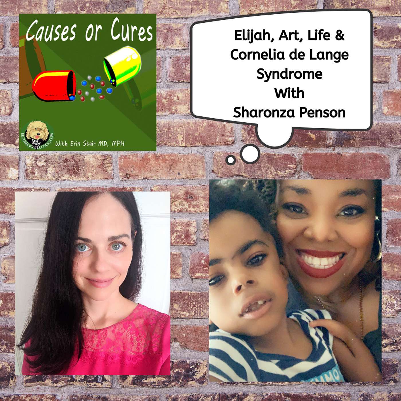 Sharonza, Elijah, Art, Life and Cornelia de Lange Syndrome