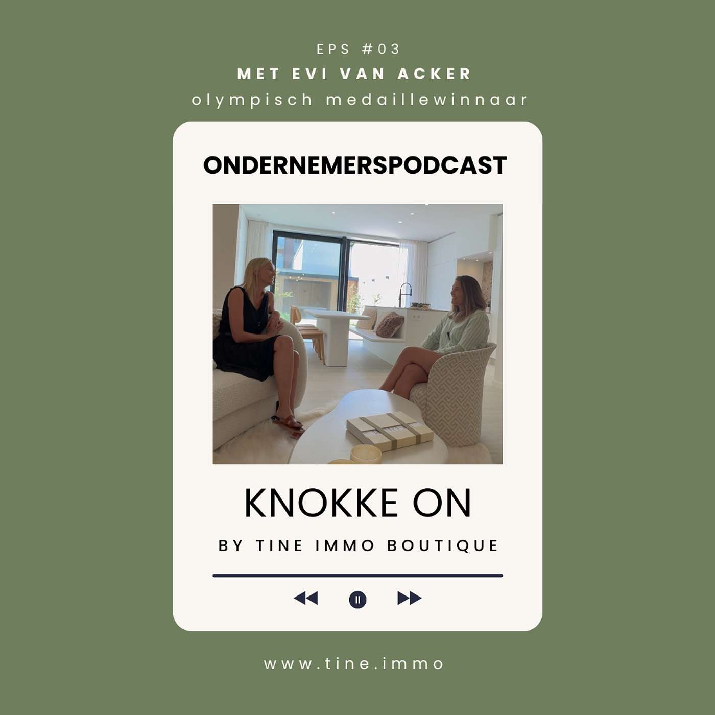 Evi Vanacker thuis in Knokke: van topsport naar ondernemerschap met de juiste mindset. episode artwork