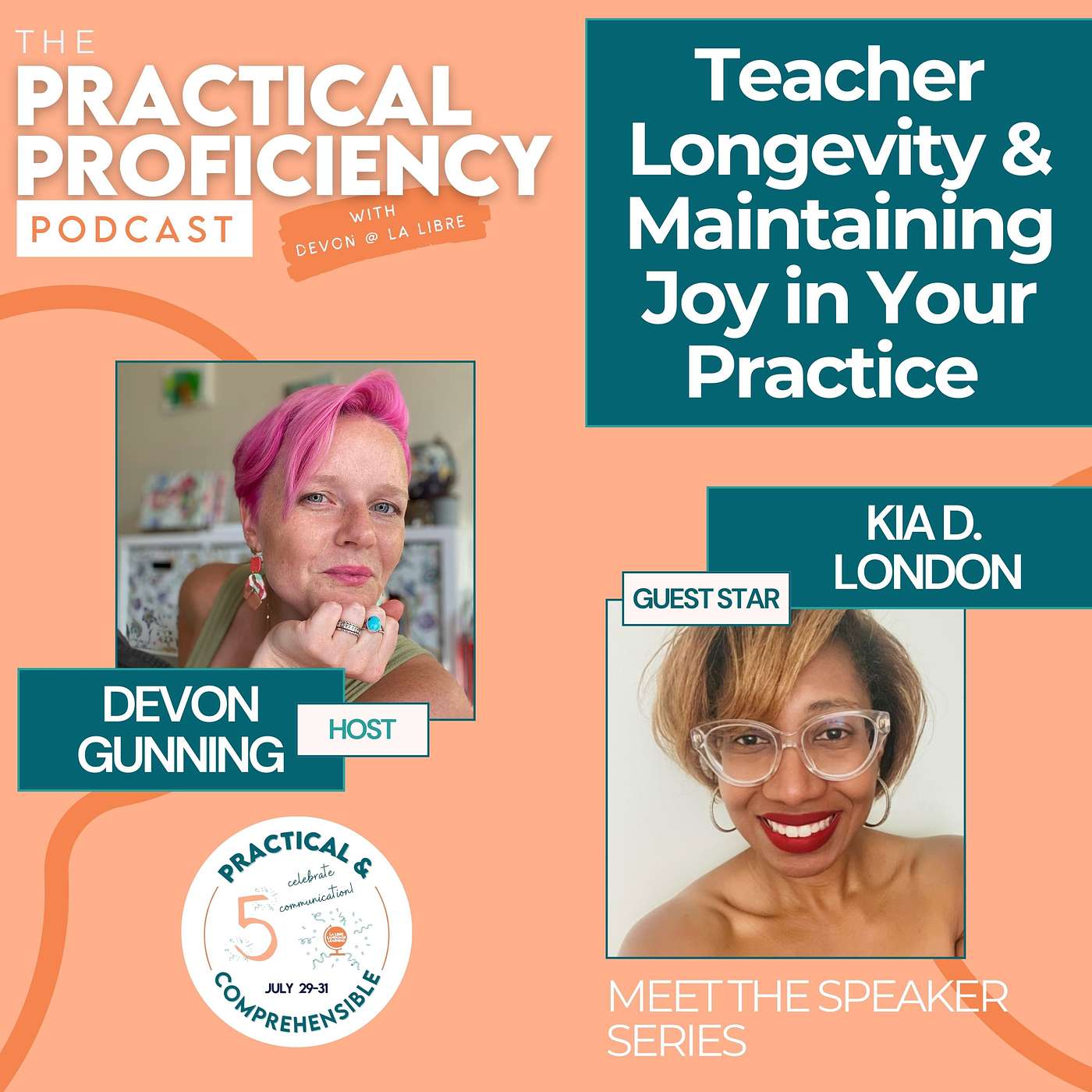 #21 - Teacher Longevity and Maintaining Joy with Kia London | Meet the Speaker Series