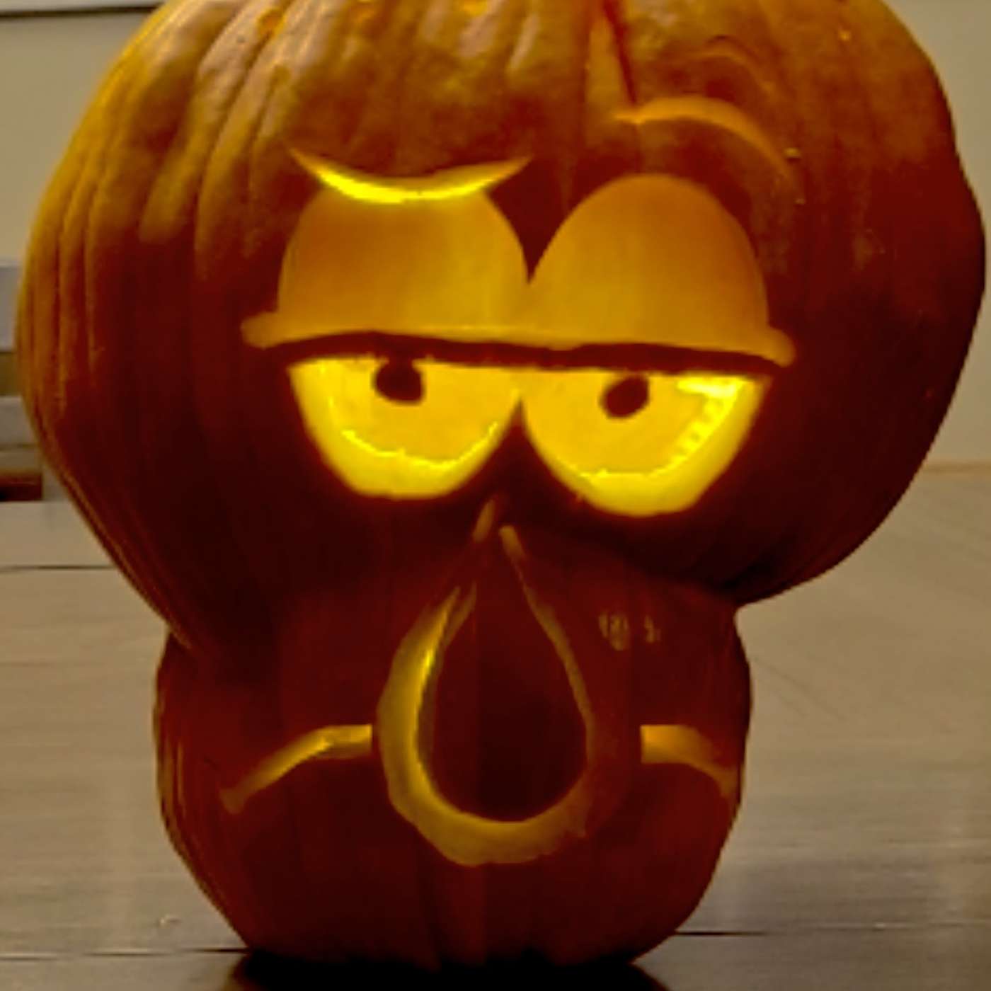 “R”worded pumpkin episode artwork