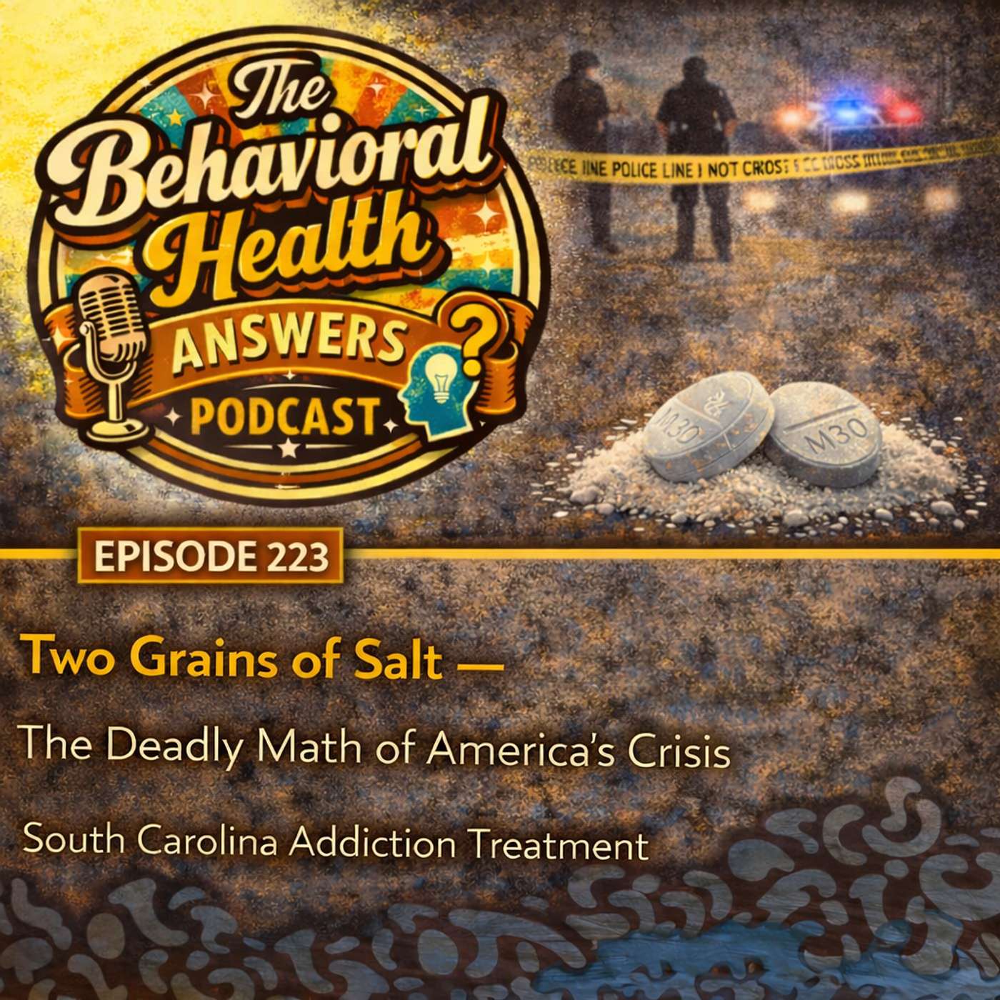 Episode 223: Two Grains of Salt - The Deadly Math of America's Crisis | South Carolina Addiction Treatment episode artwork