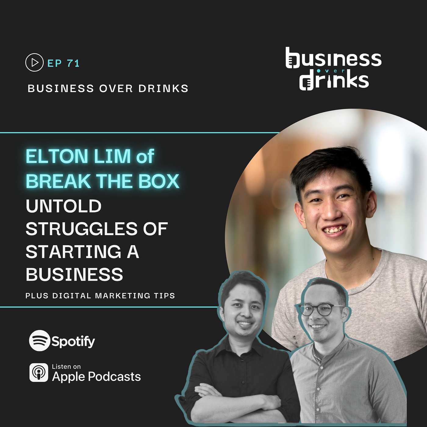 71. Struggles of Starting a Business, Social Media and Marketing Tips - Entrepreneur Podcast