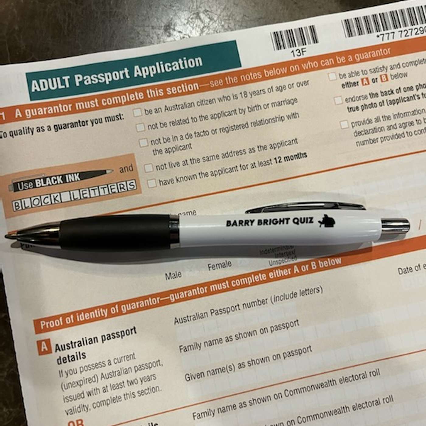 Passport Application