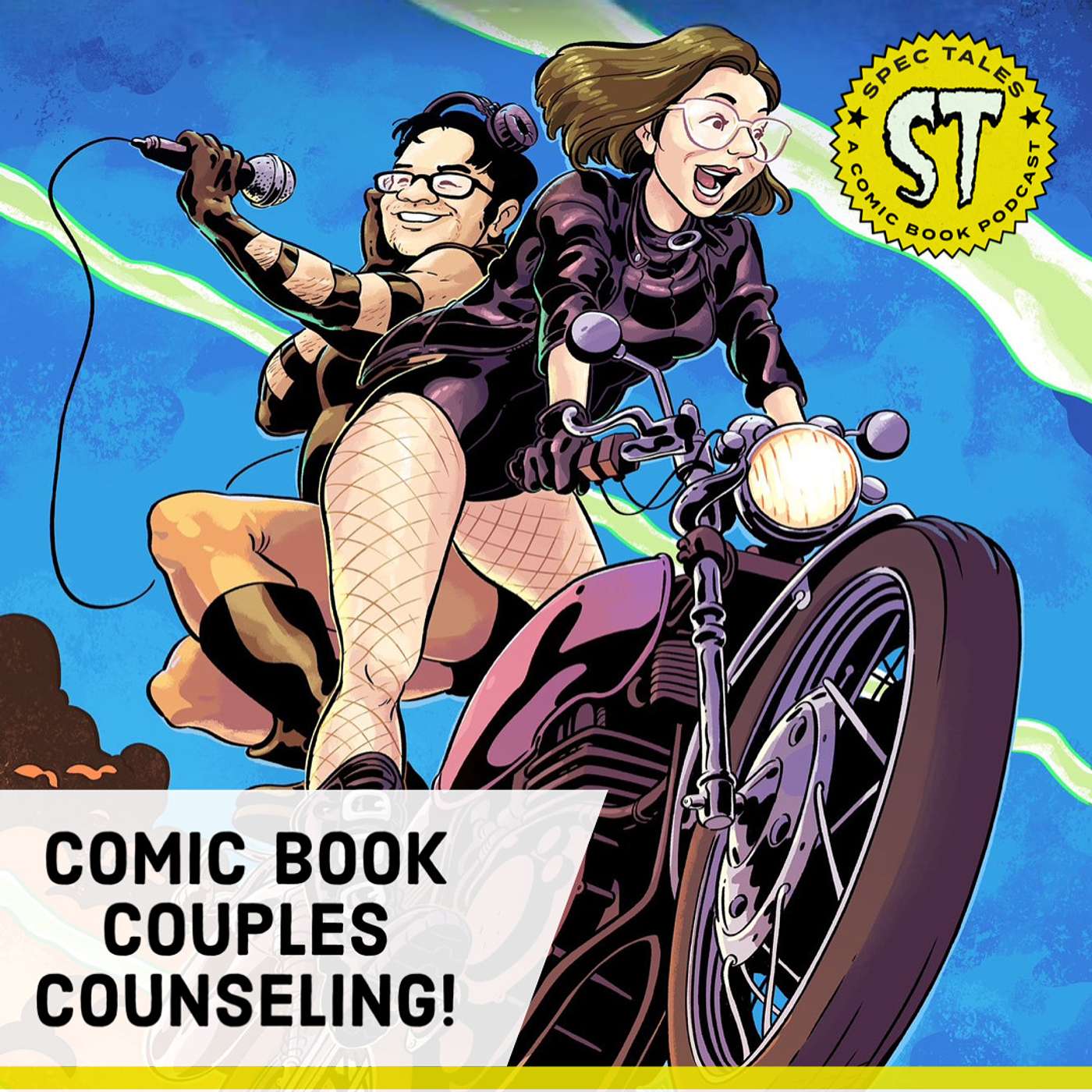 Brad & Lisa Gullickson of Comic Book Couples Counseling Bag and Board Spec Tales