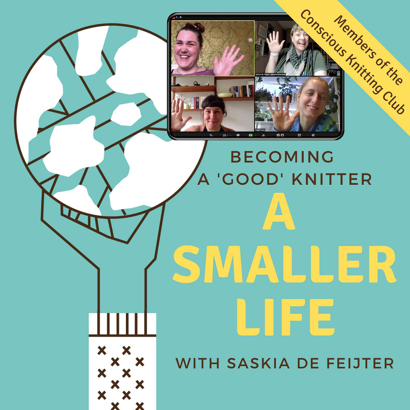 #19 - Floor, Tama en Maaike talk about their experience as a member of the Conscious Knitting Club
