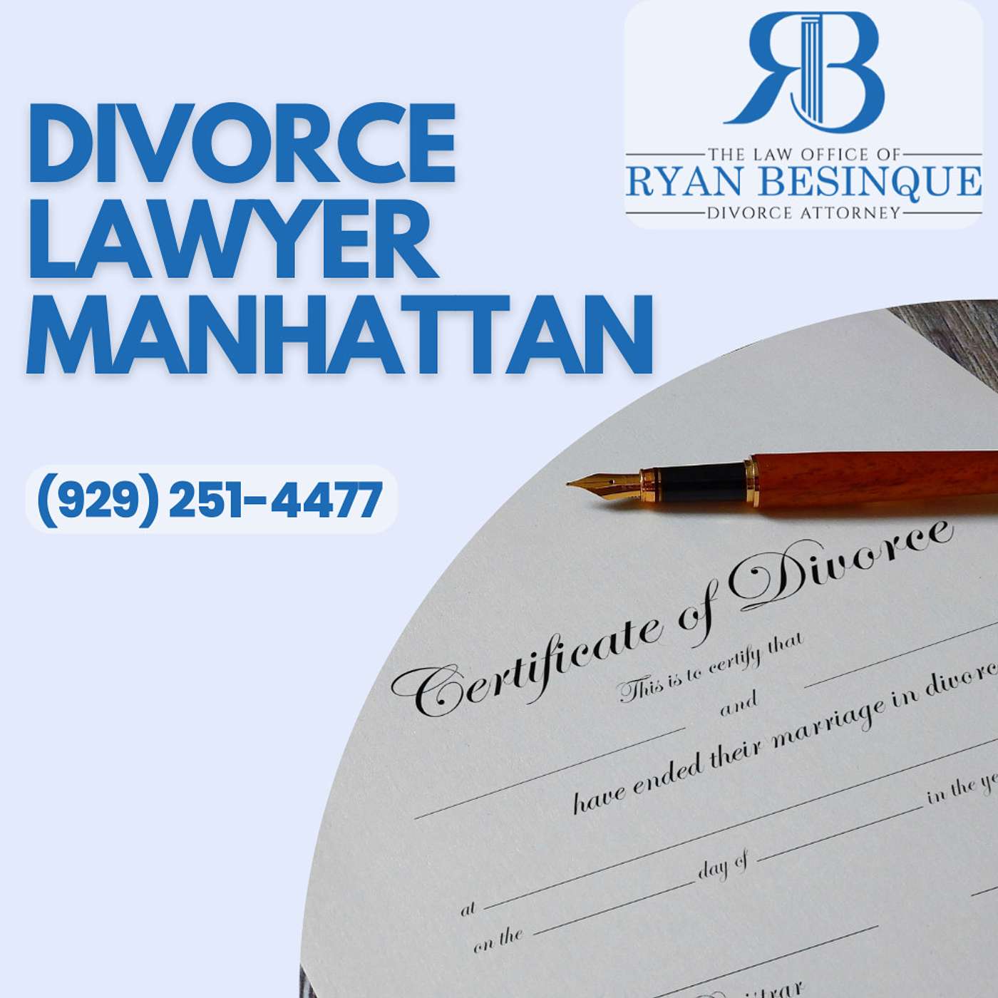 Divorce lawyer Manhattan - The Law Office of Ryan Besinque - (929) 251-4477 episode artwork