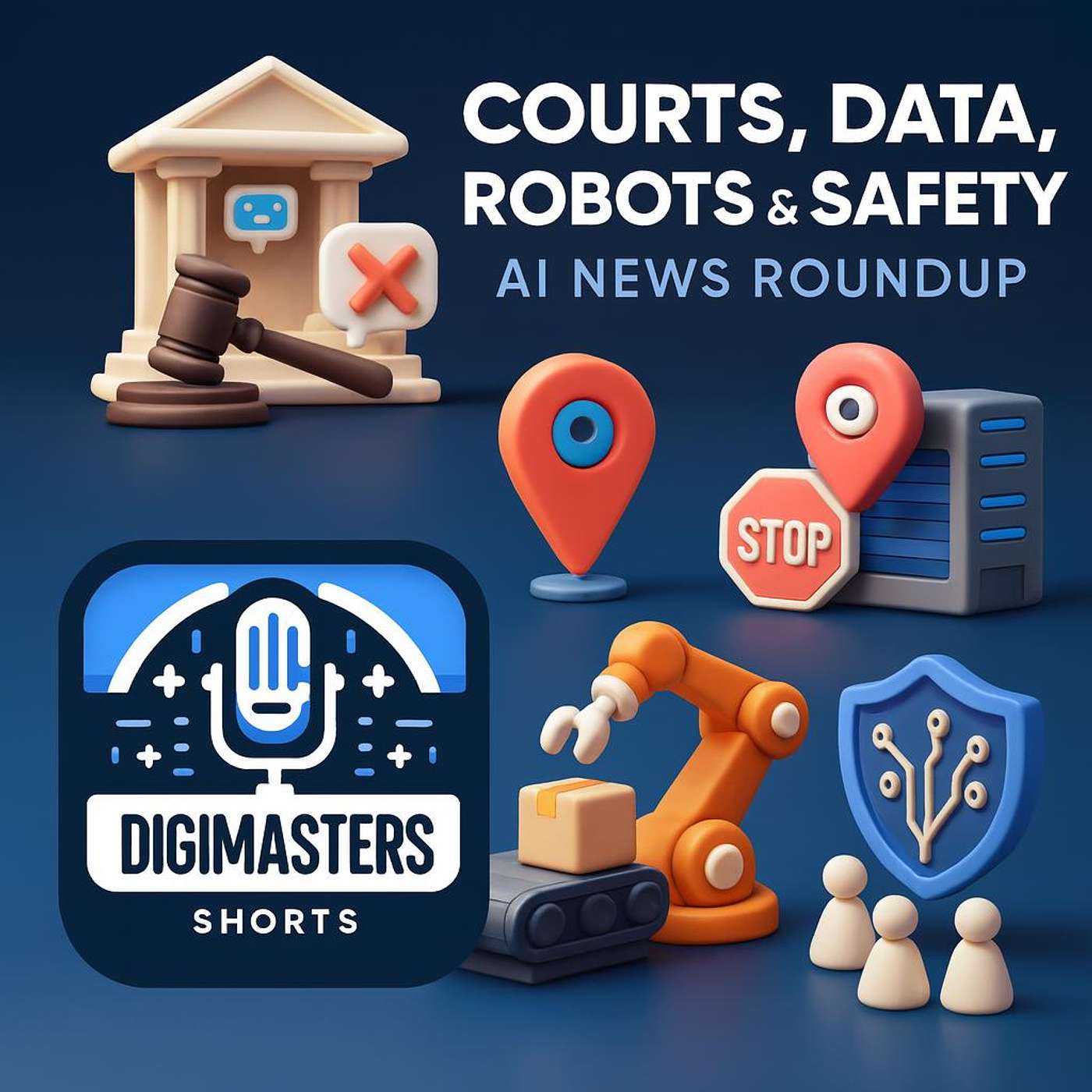 Australia’s Federal Court Slams AI Lies in Legal Filings, Maine Halts Big Tech Data Centers, Google DeepMind Robots Master Industrial Tasks, Meta’s Hyperagents Rewrite AI Safety Rules episode artwork