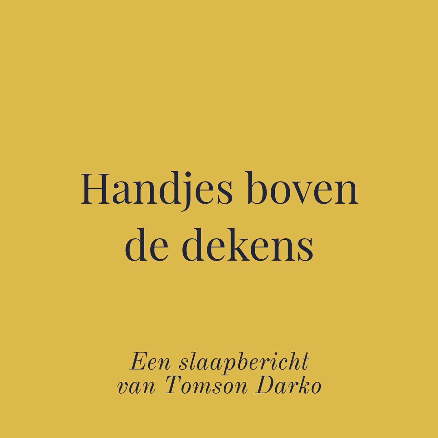 In slaap vallen met melancholie van Tomson Darko
