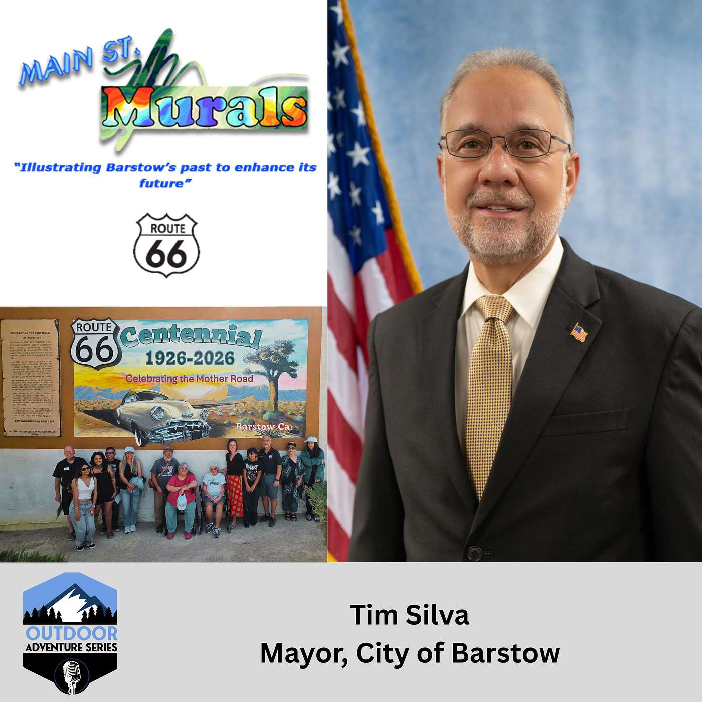 Discovering Barstow: Murals, Route 66, and Vision for the Future with Mayor Tim Silva episode artwork