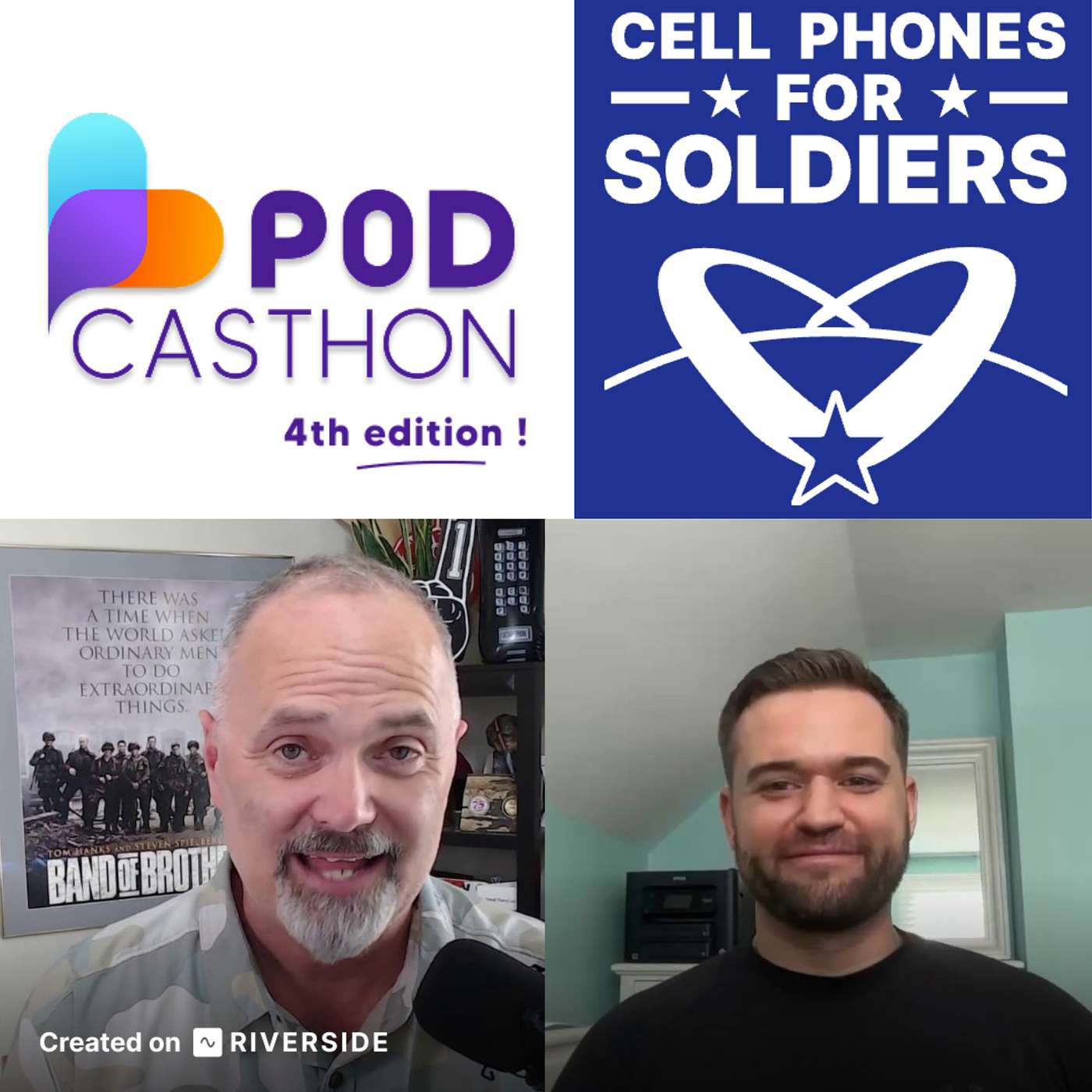 PODCASTHON EPISODE UPDATE: Supporting Veterans Through Connectivity: The Power of Cell Phones for Soldiers