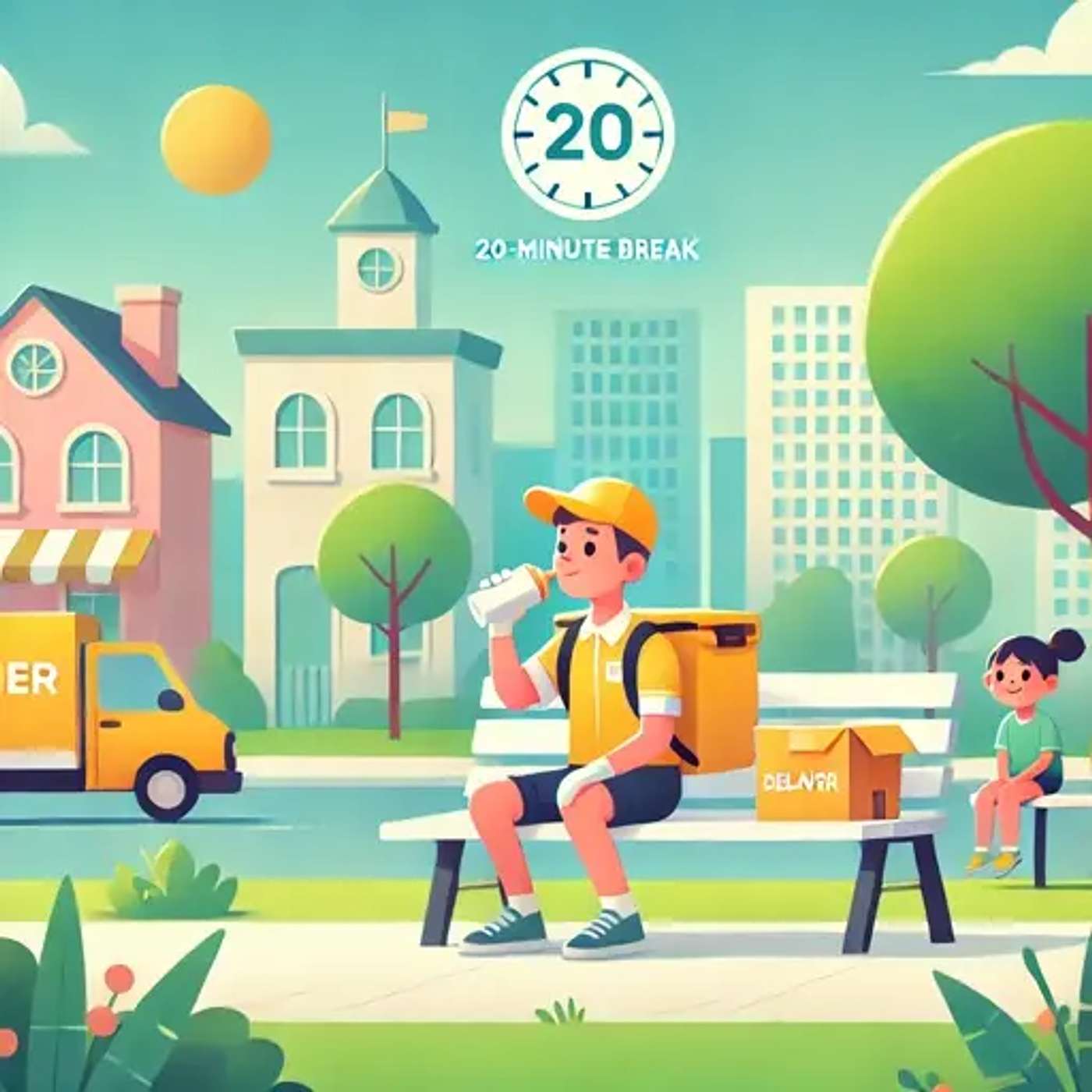 外卖小哥也要休息 - Delivery Riders Need Rest Too [HSK 3]