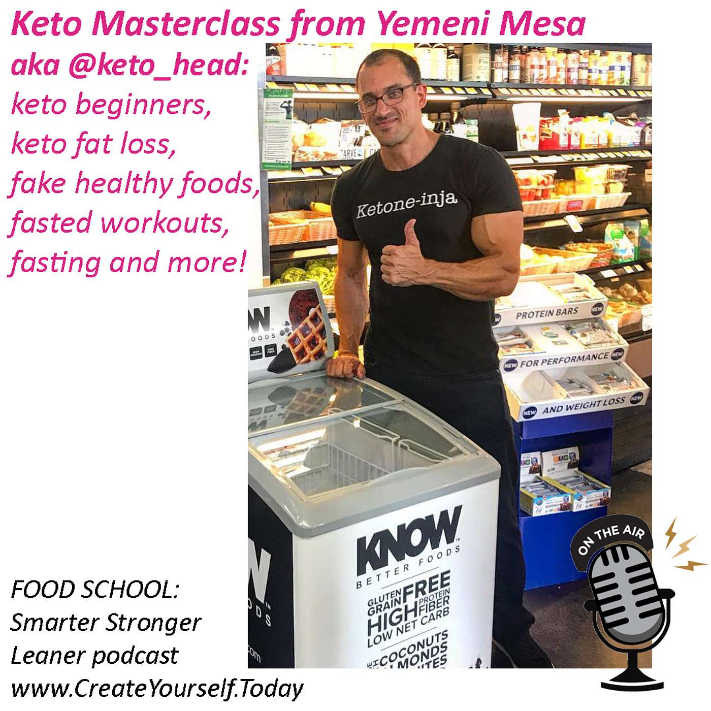 Keto Masterclass from Yemeni Mesa aka @keto_head: beginners, fat loss, fake healthy foods, fasted workouts, fasting and more!