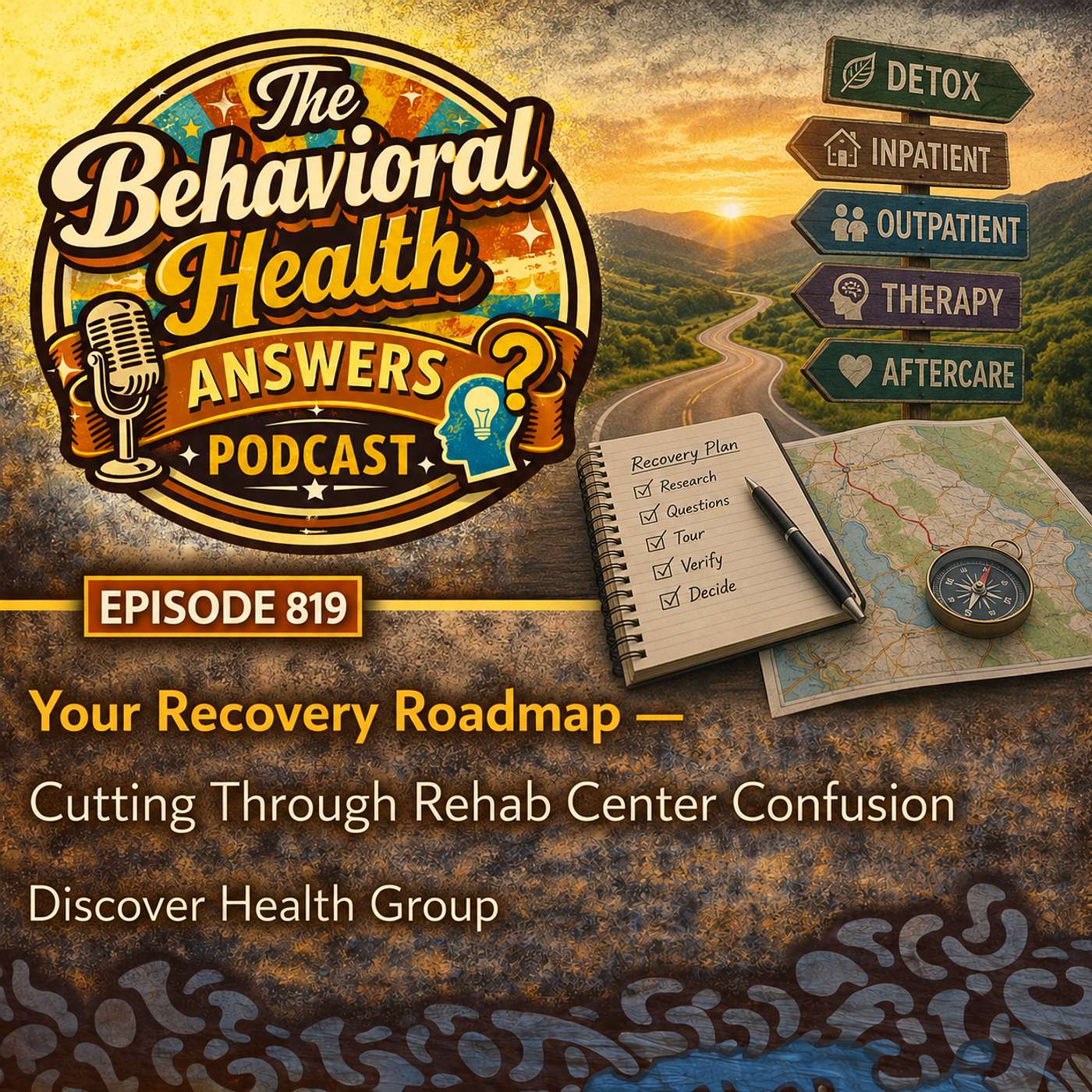 Episode 819: Your Recovery Roadmap - Cutting Through Rehab Center Confusion | Discover Health Group episode artwork