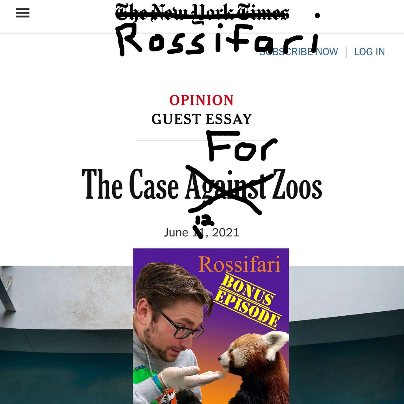 Rossifari Podcast - Zoos, Aquariums, and Animal Conservation