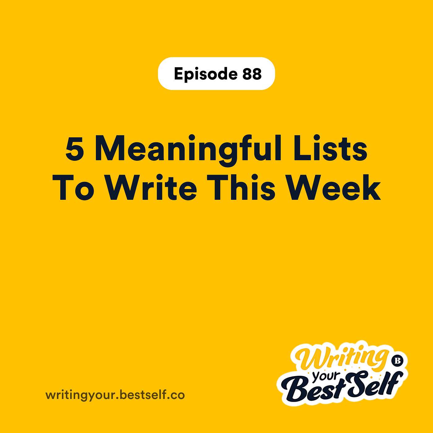 5 Meaningful Lists To Write This Week