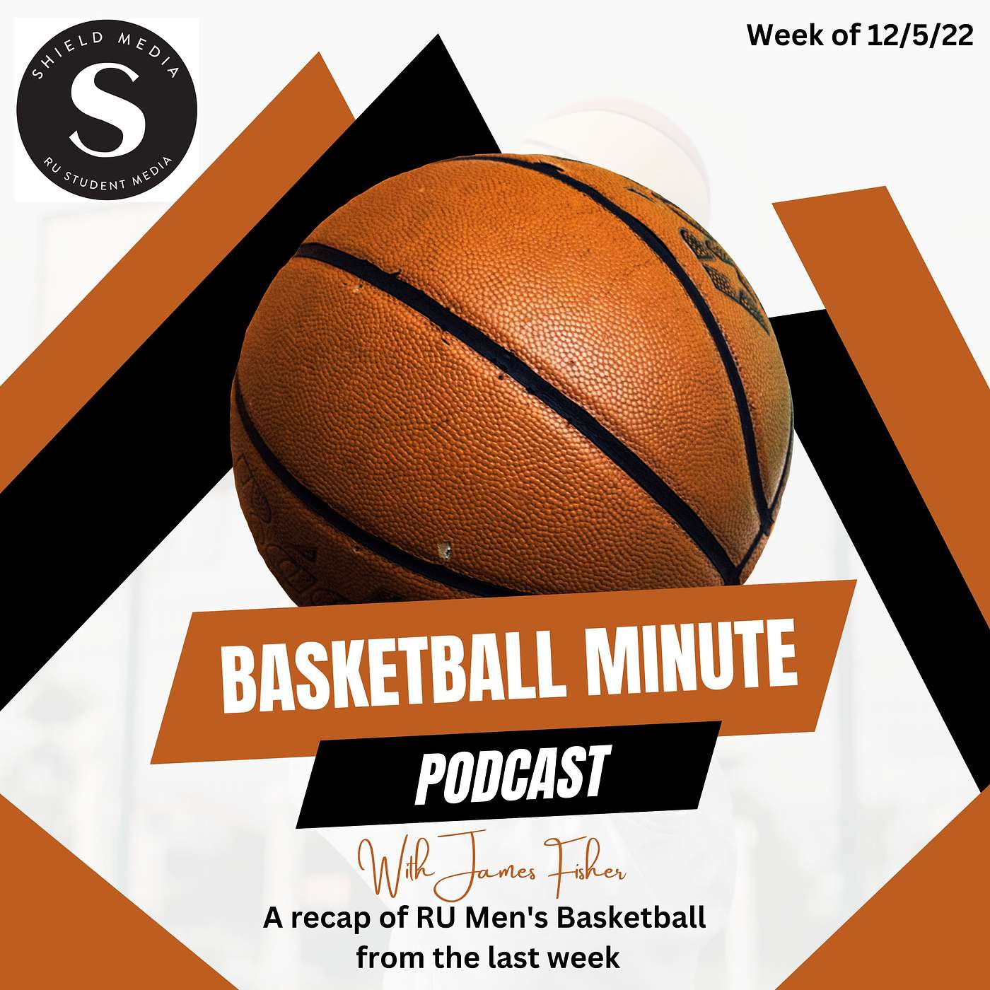 RU Basketball Minute With James Fisher, Week of 12/5/22 episode artwork