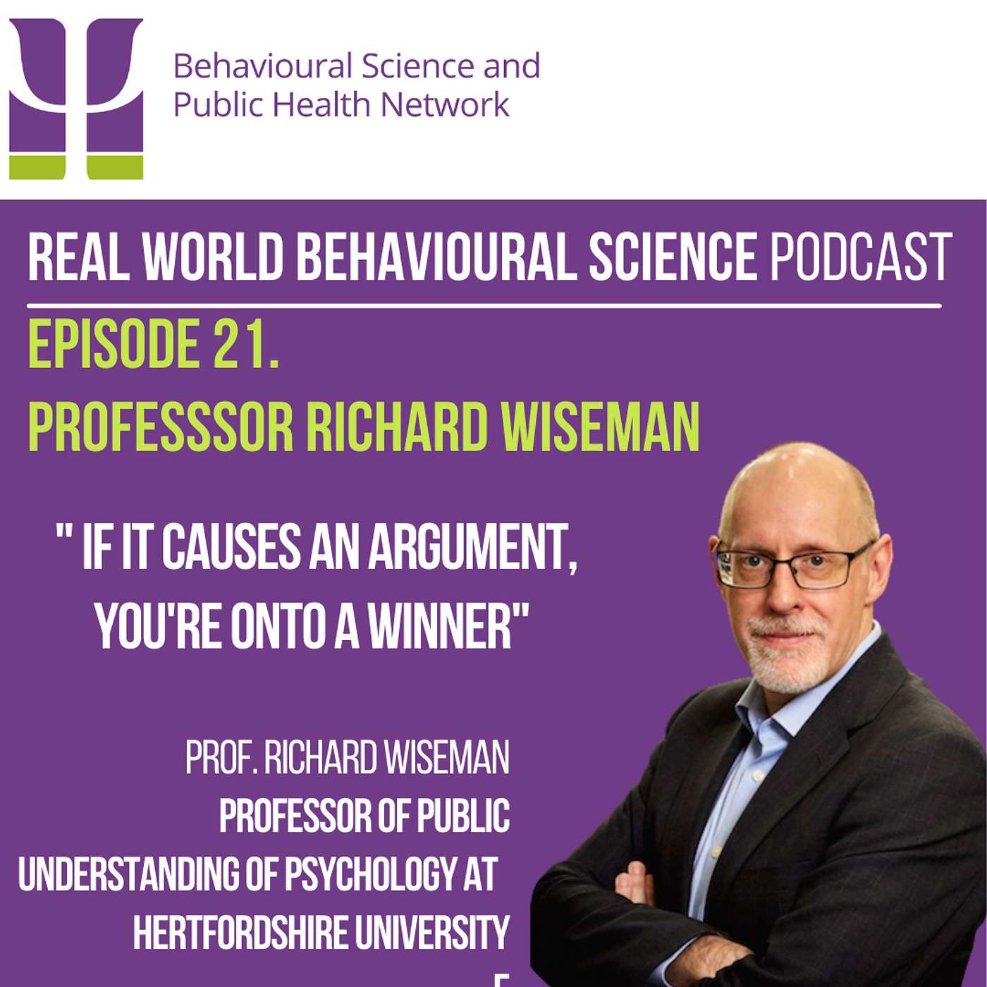 21. Richard Wiseman (Professor of Public Understanding of Psychology at the University of Hertfordshire)