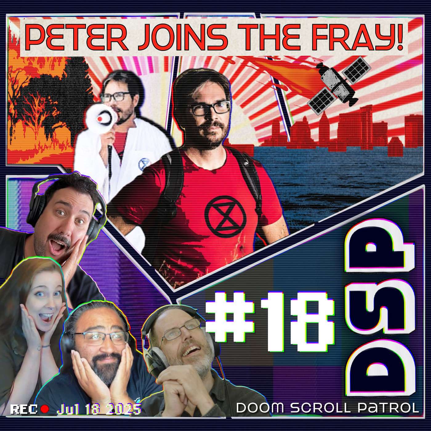 Peter Kalmus Joins the Fray! | Doom Scroll Patrol #18 episode artwork