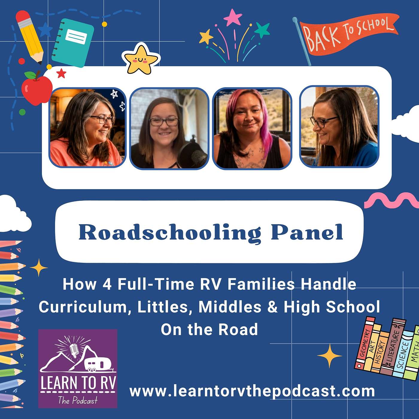 Roadschooling Panel: How 4 Full-Time RV Families Handle Curriculum, Littles, Middles & High School On the Road
