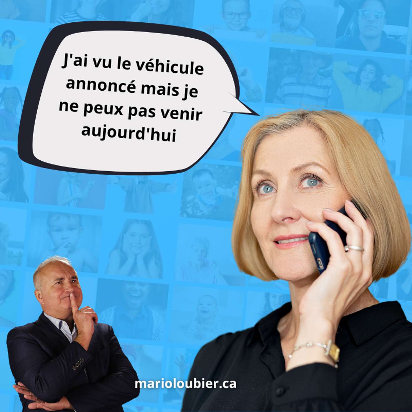 Traitement des objections / J'ai vu le véhicule annoncé mais je ne peux pas venir aujourd'hui (téléphone)