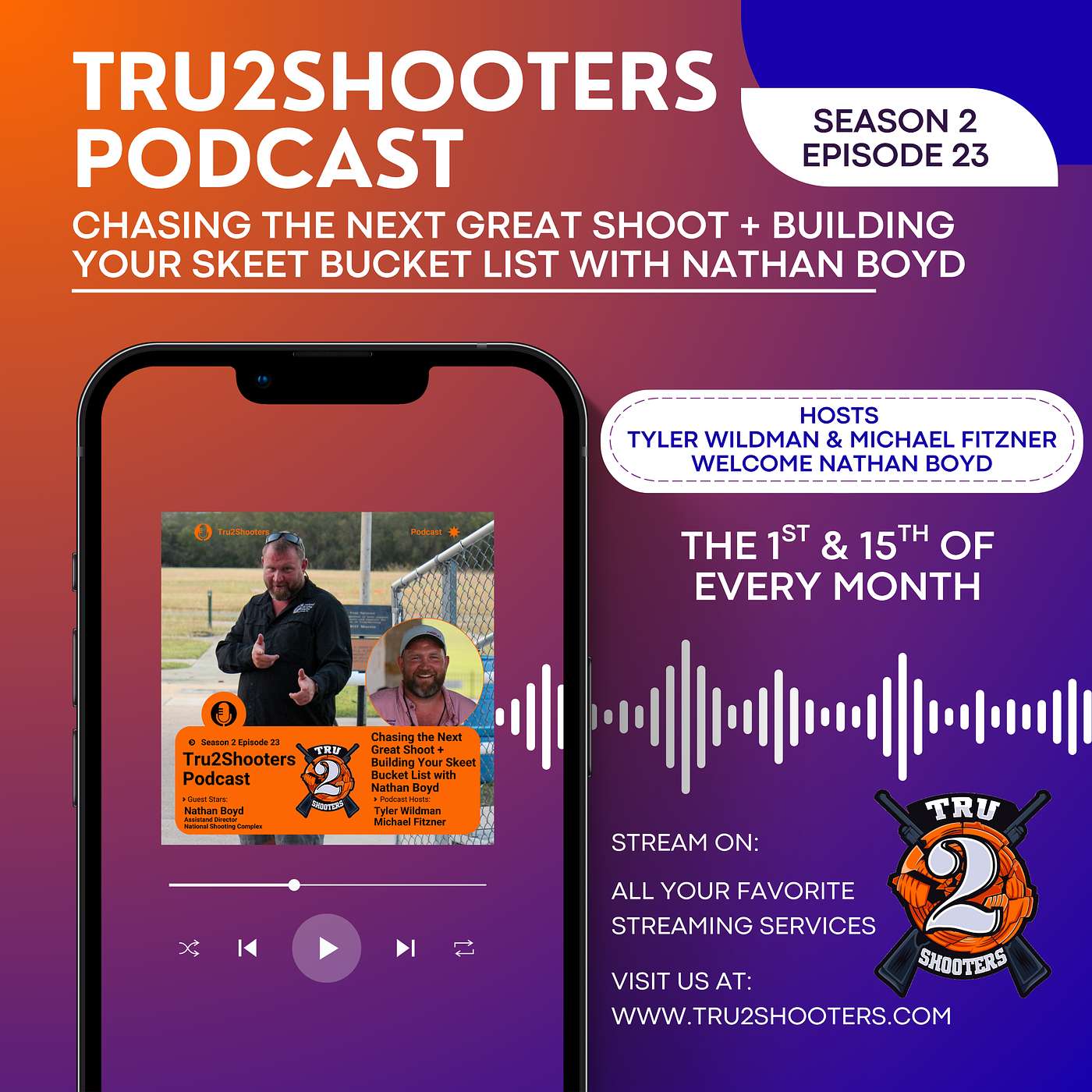 Episode 23 l Tru2Shooters Podcast: Chasing the Next Great Shoot + Building Your Skeet Bucket List with Nathan Boyd