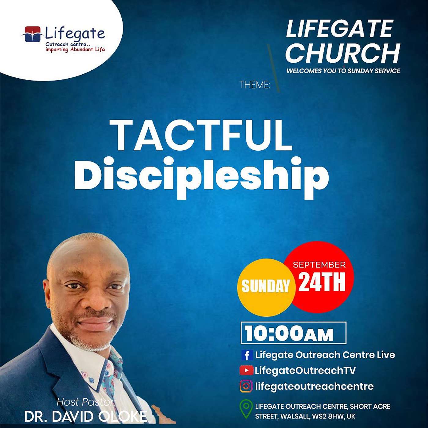 Tactful Discipleship - Lifegate Church - 24.9.23