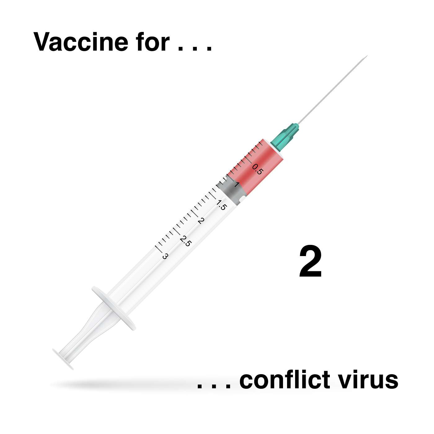 Vaccine for the conflict virus — 2