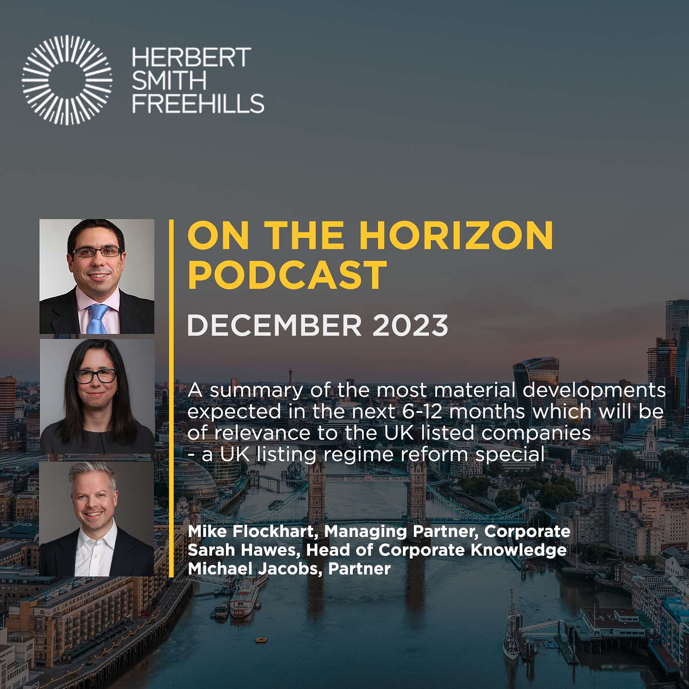 On The Horizon EP4: A UK listing regime reform special episode artwork