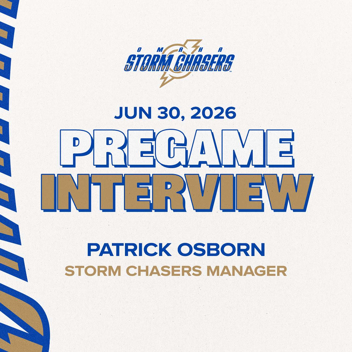 Pregame Interview: Patrick Osborn | June 30, 2026 episode artwork