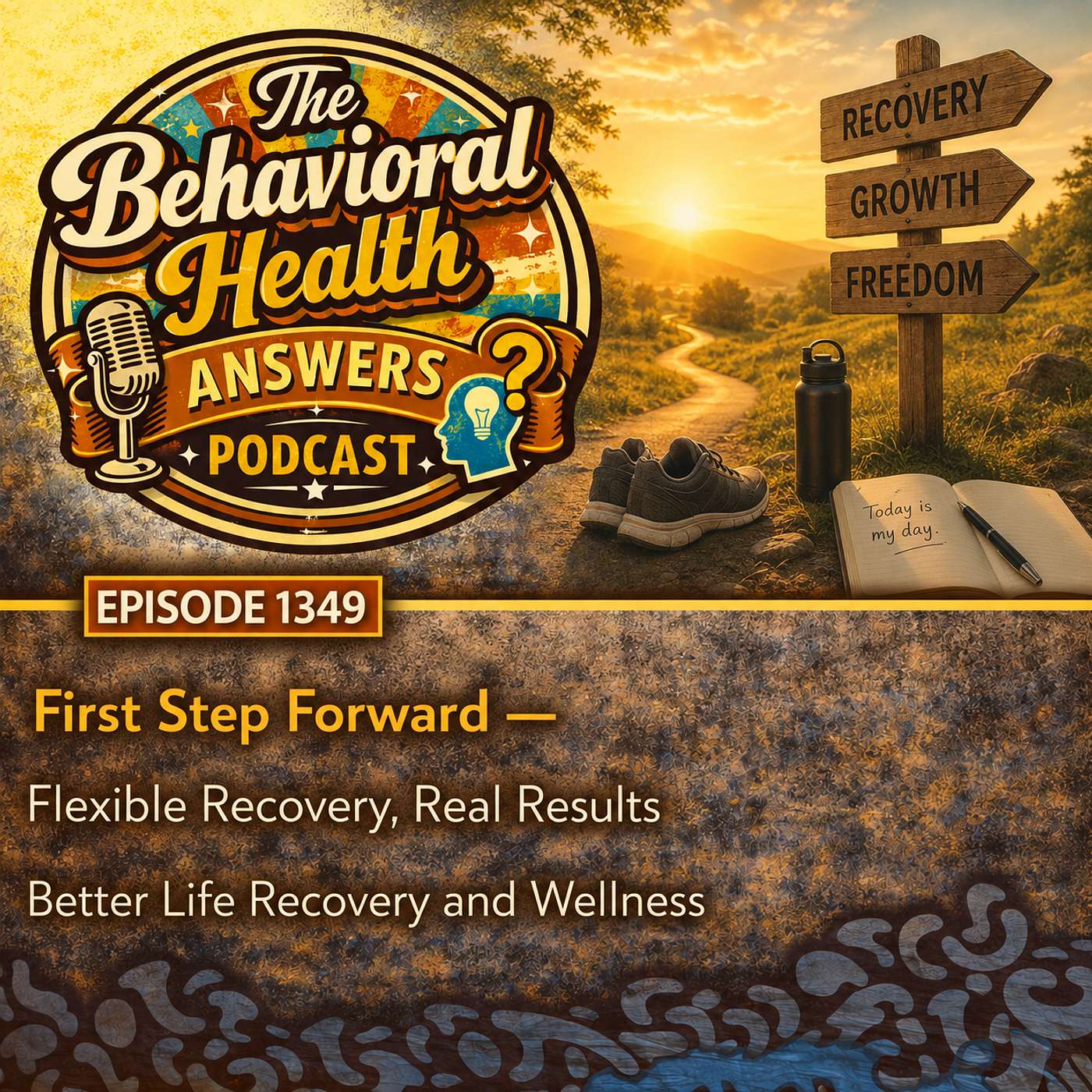 Episode 1349: First Step Forward - Flexible Recovery, Real Results | Better Life Recovery and Wellness episode artwork