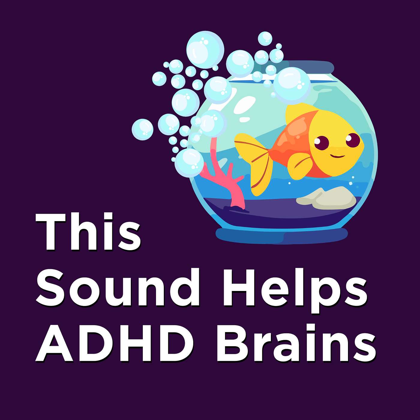 ADHD Brain Aid - Fish Tank Bubbles LOOP for ADHD Focus & Sleep | Calming Aquarium Sounds, Concentration