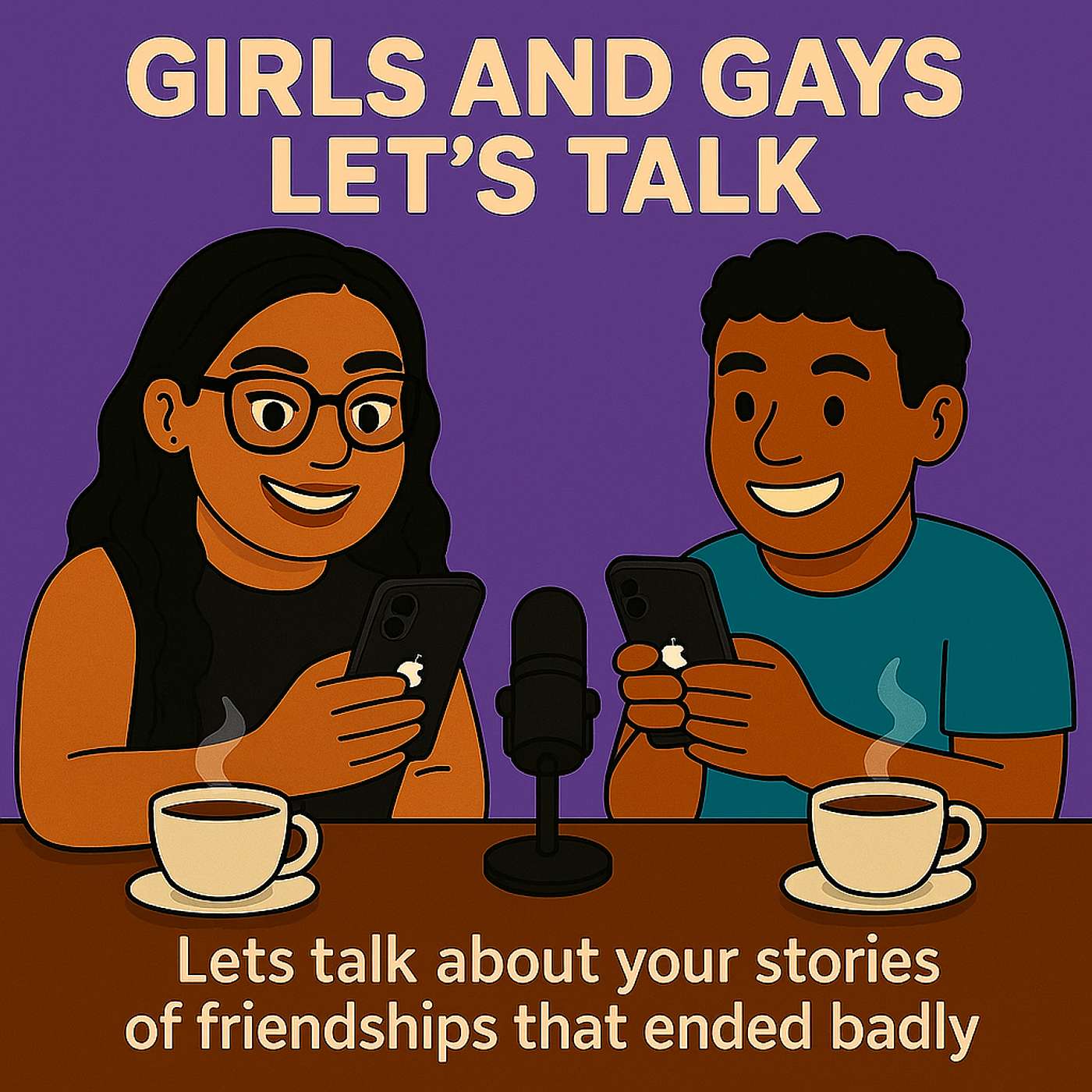 Let's talk about your stories of friendships that ended badly episode artwork