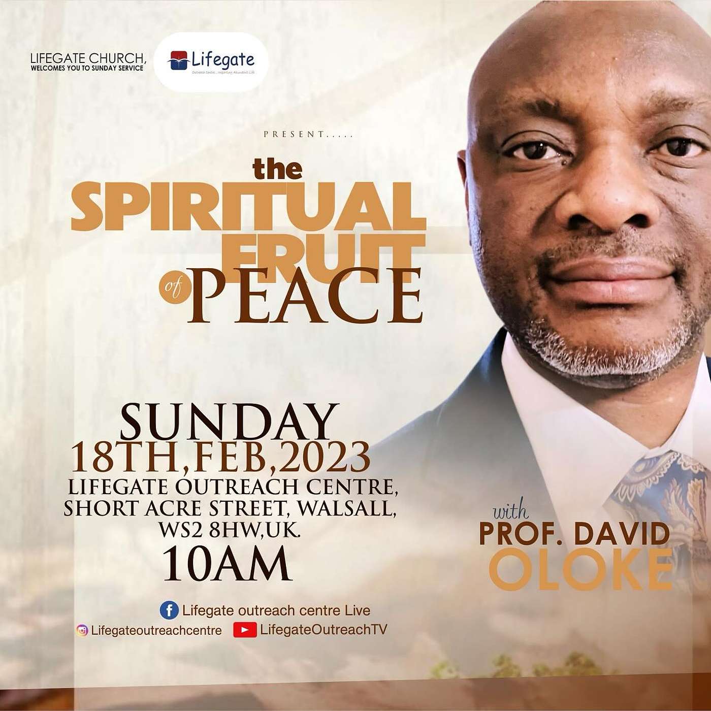 The Spiritual Fruit of Peace - Lifegate Church - 18.2.24 episode artwork