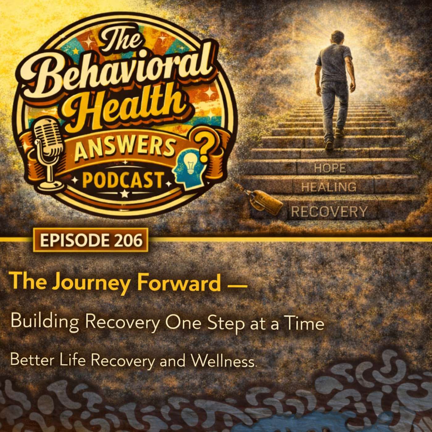 Episode 206: The Journey Forward - Building Recovery One Step at a Time | Better Life Recovery and Wellness episode artwork