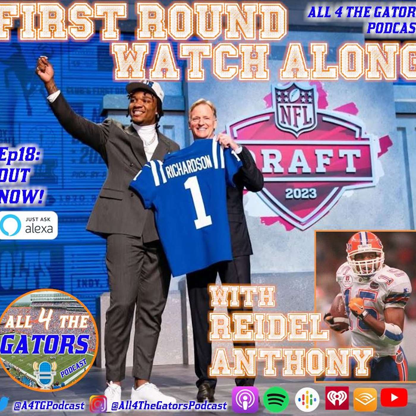 All 4 The Gators Podcast: Reidel Anthony watches the first round with the show!