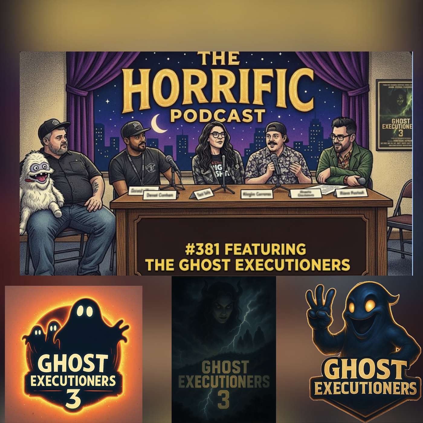 The Horrific Podcast #381 Featuring Ghost Executioners 3 Cast episode artwork