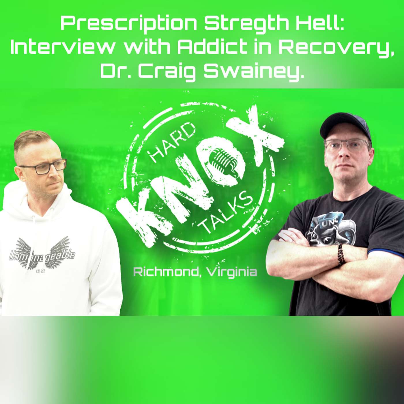 Prescription Strength Hell: Interview With Addict in Recovery, Dr. Craig Swainey. episode artwork