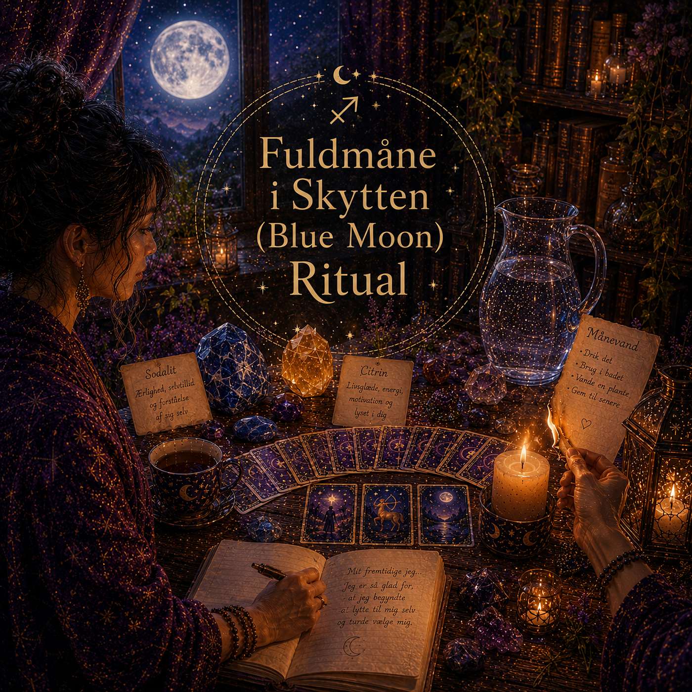 #126: Fuldmåne Ritual: Fuldmåne i Skytten og Blue Moon episode artwork
