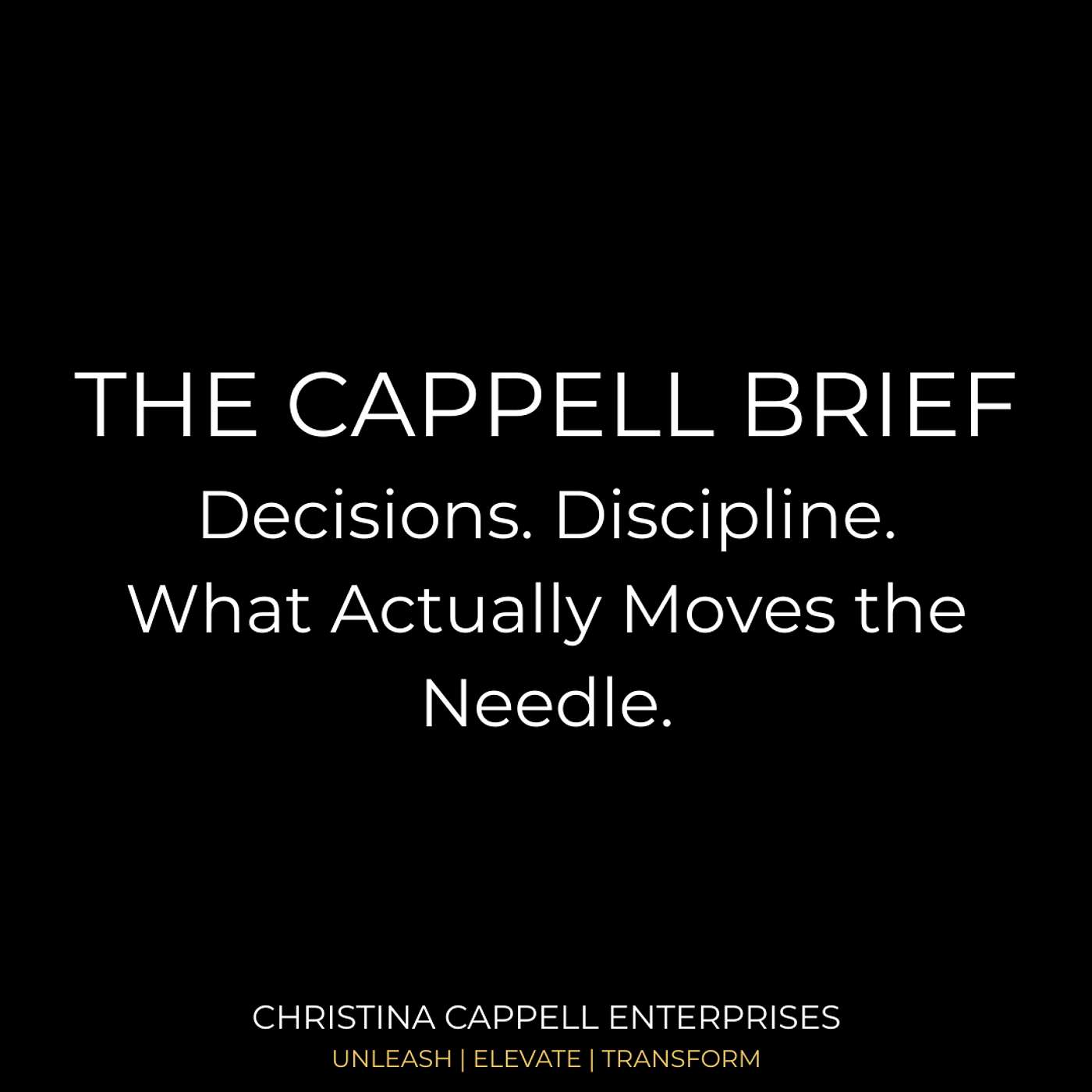 The Cappell Brief podcast artwork