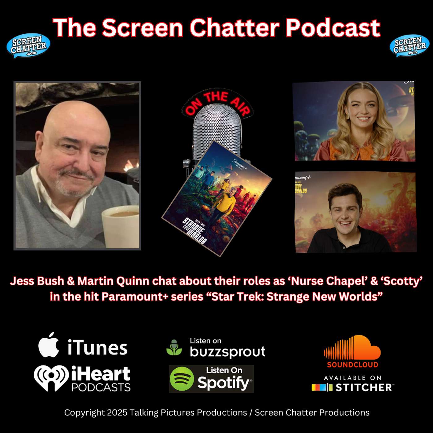 Jess Bush & Martin Quinn - Star Trek: Strange New Worlds Season 3