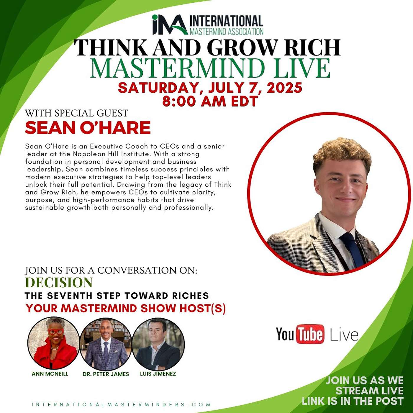 IMA Think & Grow Rich Saturday Show 07.05.2025 episode artwork