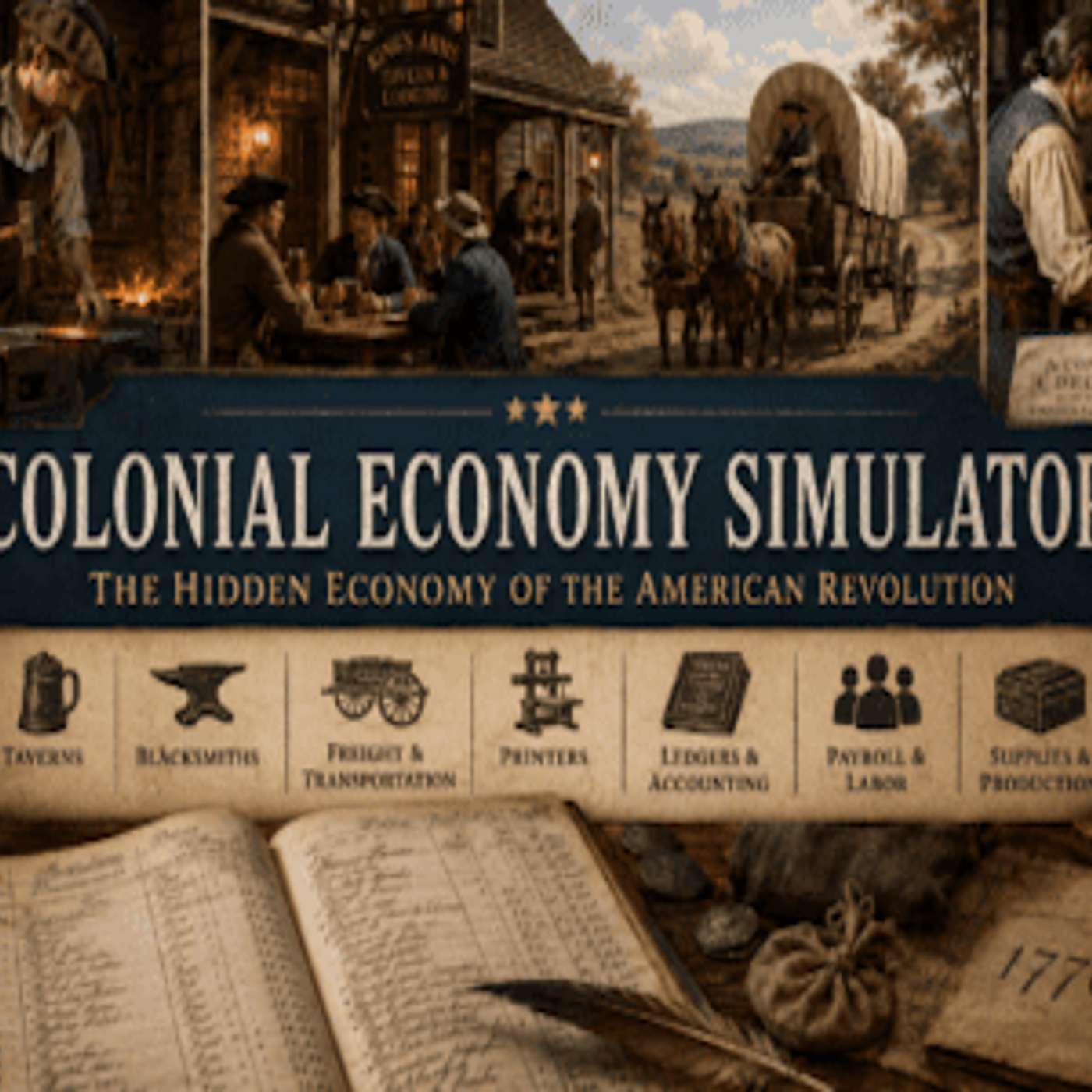 The Hidden Business of the American Revolution in 1776 episode artwork
